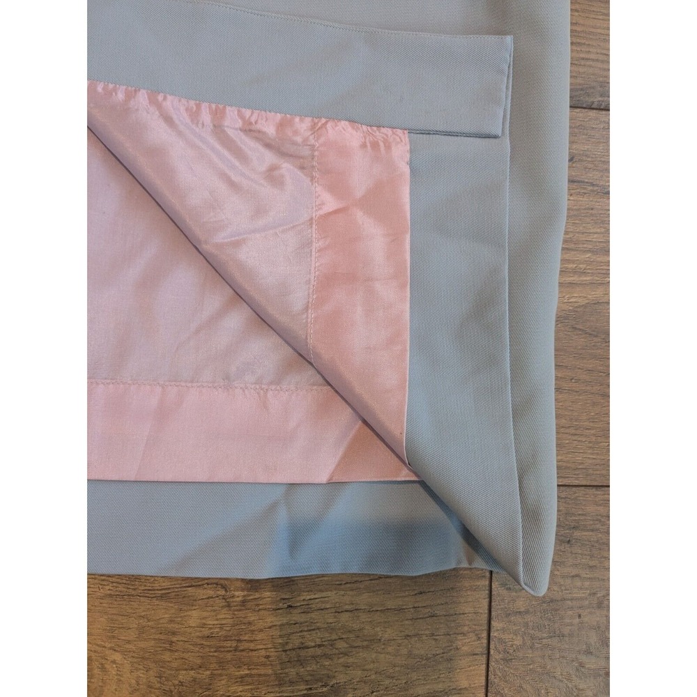 Celine Women's 100% Laine Wool Mid-length Blue Skirt Size Small (MINT) - Picture 4 of 9